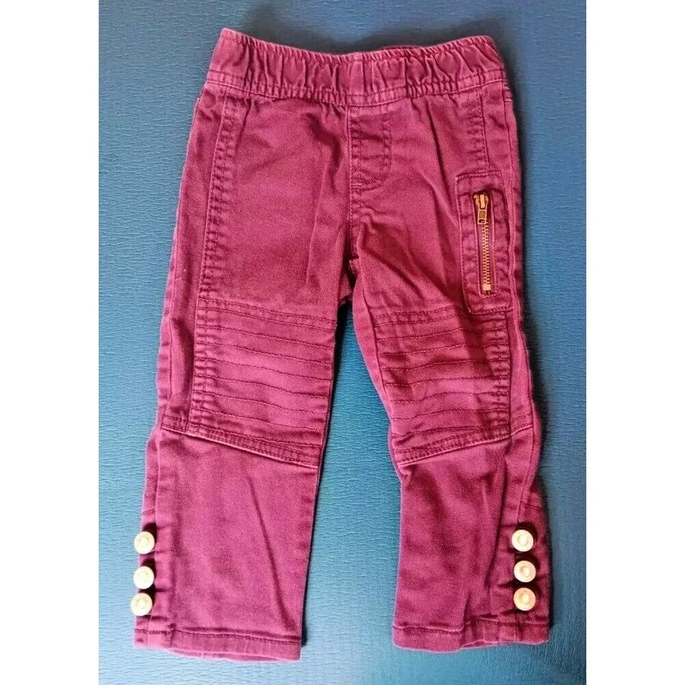 pants 18 months Girls Koala Kids jeans purple buttons baby